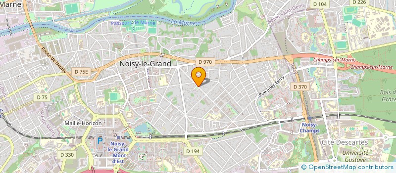 localisation de l'entreprise MONSIEUR GAEL JACQUEMIN à NOISY-LE-GRAND