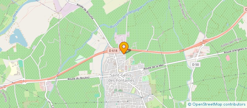 localisation de l'entreprise MONSIEUR GAEL JACQUES  SAINT-GENIS-DES-FONTAINES