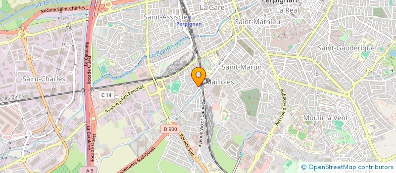 localisation de l'entreprise MONSIEUR GAEL JACQUES LEON DEVILLE  PERPIGNAN