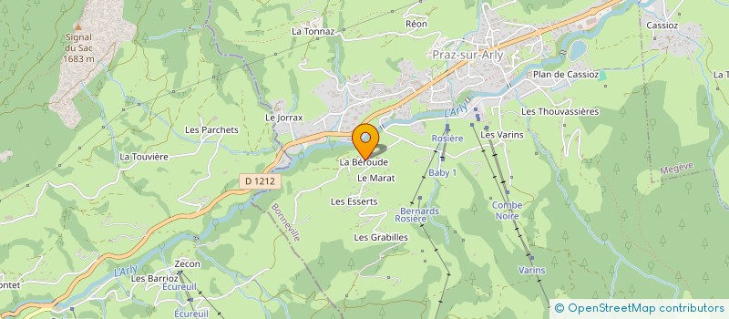 localisation de l'entreprise MONSIEUR GAEL JONCOUR à PRAZ-SUR-ARLY