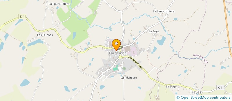 localisation de l'entreprise MONSIEUR GAEL JOUET  LARGEASSE