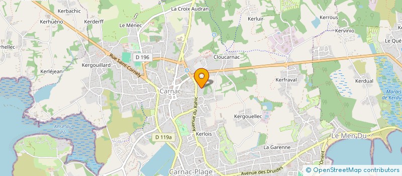 localisation de l'entreprise MONSIEUR GAEL JOUNEAUX  CARNAC