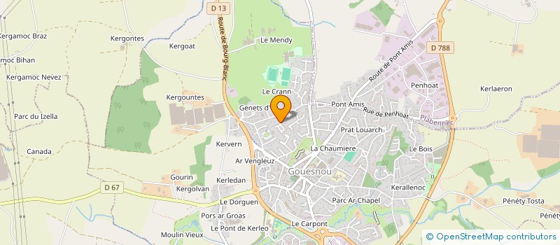 localisation de l'entreprise MONSIEUR GAEL JULIEN à GOUESNOU