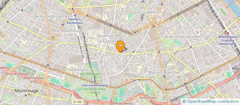 localisation de l'entreprise MONSIEUR GAEL KAMDEM DE TEYOU  PARIS