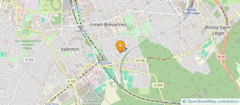 localisation de l'entreprise MONSIEUR GAEL KEBE  LIMEIL-BREVANNES