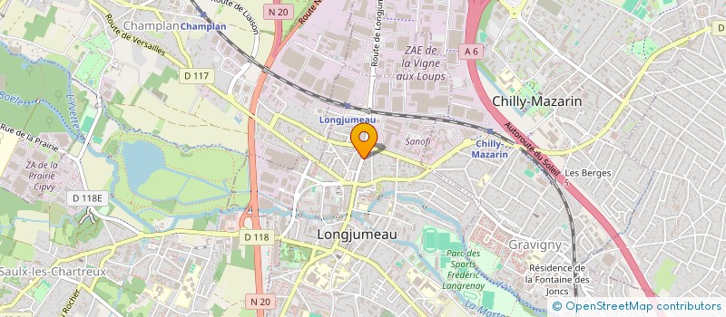 localisation de l'entreprise MONSIEUR GAEL KERNIVINEN à LONGJUMEAU