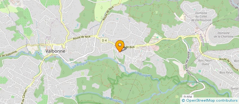 localisation de l'entreprise MONSIEUR GAEL KONIO  VALBONNE