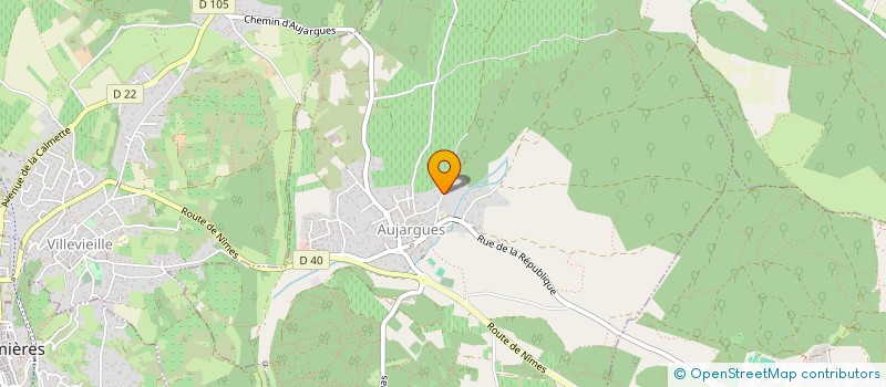 localisation de l'entreprise MONSIEUR GAEL KOUIDER  AUJARGUES