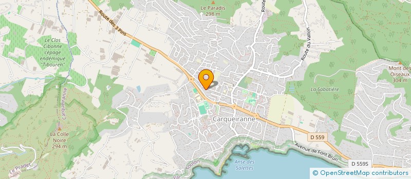 localisation de l'entreprise MONSIEUR GAEL LACHA  LA LONDE-LES-MAURES