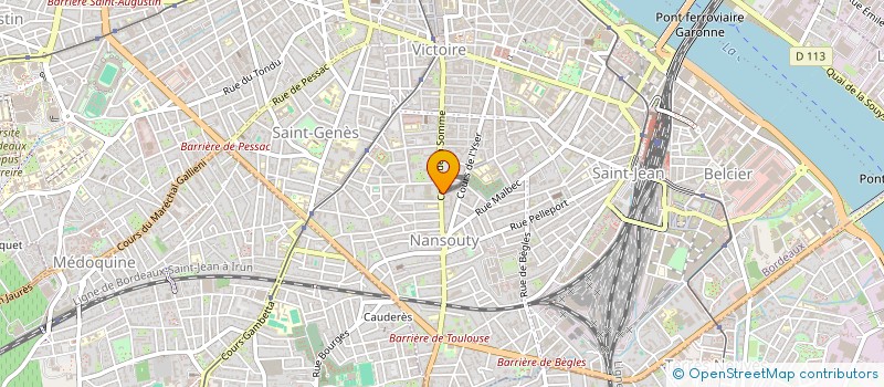 localisation de l'entreprise MONSIEUR GAEL LACOMBE  BORDEAUX