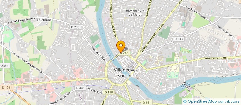 localisation de l'entreprise MONSIEUR GAEL LAGADEC  VILLENEUVE-SUR-LOT