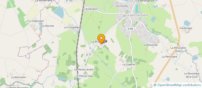 localisation de l'entreprise MONSIEUR GAEL LANGLAIS à LA BERNARDIERE