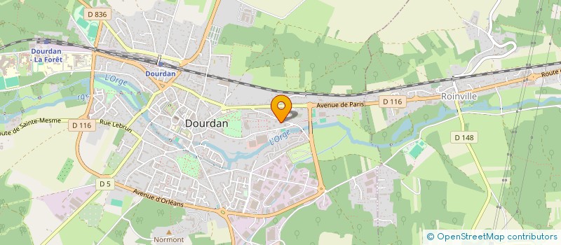 localisation de l'entreprise MONSIEUR GAEL LAROYE  DOURDAN