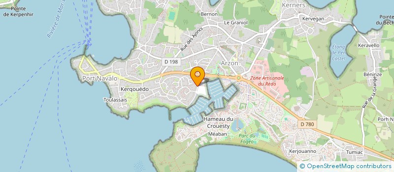 localisation de l'entreprise MONSIEUR GAEL LE BARON  ARZON