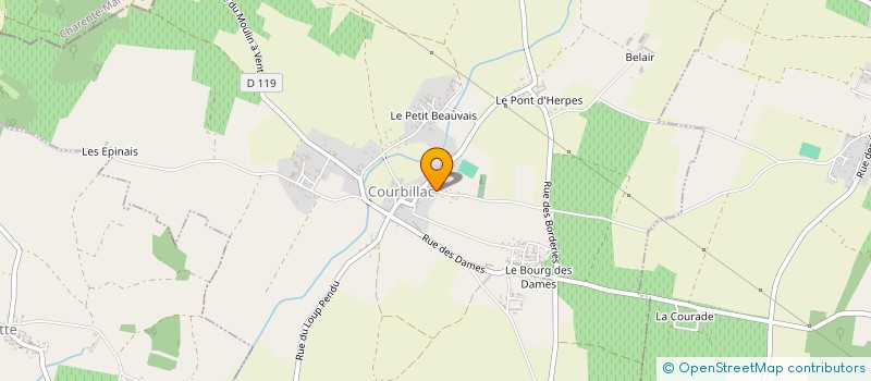 localisation de l'entreprise MONSIEUR GAEL LE BORGNE  COURBILLAC