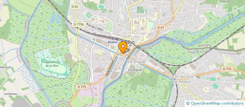 localisation de l'entreprise MONSIEUR GAEL LE BOUX  REDON