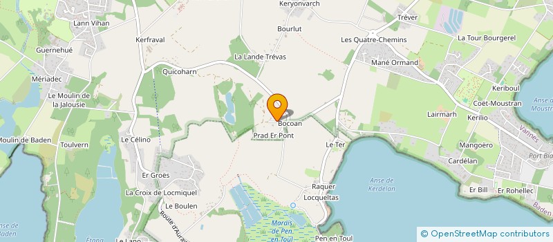 localisation de l'entreprise MONSIEUR GAEL LE GOUGUEC  BADEN