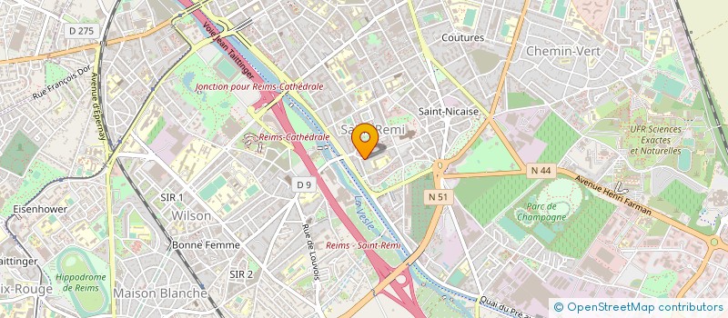 localisation de l'entreprise MONSIEUR GAEL LE GUILLERM  REIMS