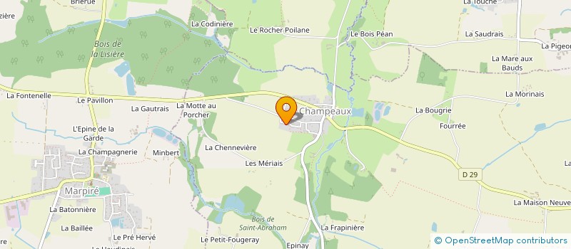 localisation de l'entreprise MONSIEUR GAEL LE JEUNE  CHAMPEAUX