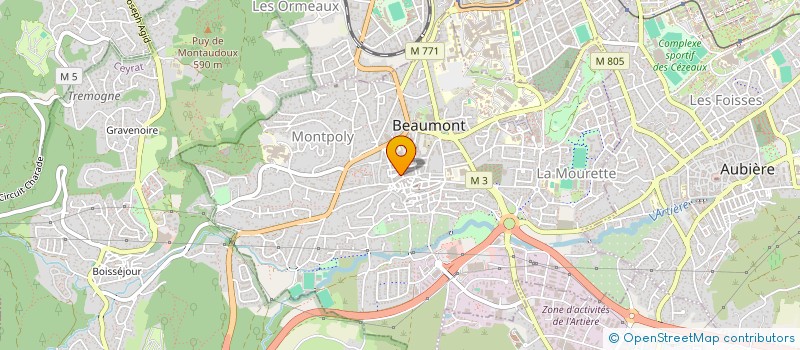 localisation de l'entreprise MONSIEUR GAEL LE RUDULIER  BEAUMONT