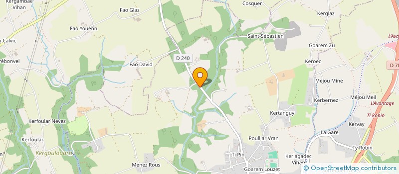 localisation de l'entreprise MONSIEUR GAEL LE THELLEC  TREMEOC