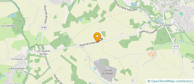 localisation de l'entreprise MONSIEUR GAEL LEFEBVRE  LE CHAMP-SAINT-PERE