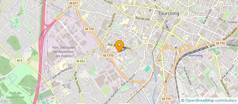 localisation de l'entreprise MONSIEUR GAEL LEITAO  TOURCOING