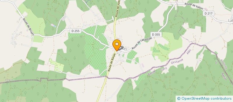 localisation de l'entreprise MONSIEUR GAEL LELARGE  VAGNAS