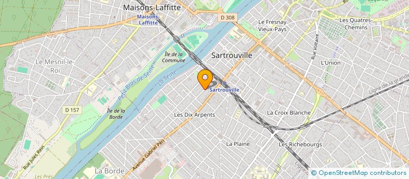 localisation de l'entreprise MONSIEUR GAEL LEMOINE  SARTROUVILLE