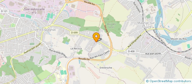 localisation de l'entreprise MONSIEUR GAEL LEPAGE à MAGNAC-SUR-TOUVRE