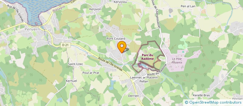 localisation de l'entreprise MONSIEUR GAEL LISSILLOUR  PLEUMEUR-BODOU