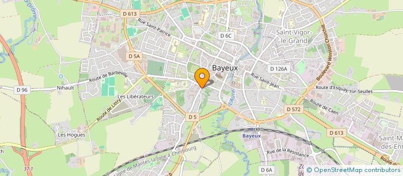 localisation de l'entreprise MONSIEUR GAEL LLORENS à BAYEUX