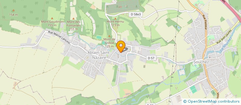 localisation de l'entreprise MONSIEUR GAEL LOEUILLET  ABLAIN-SAINT-NAZAIRE