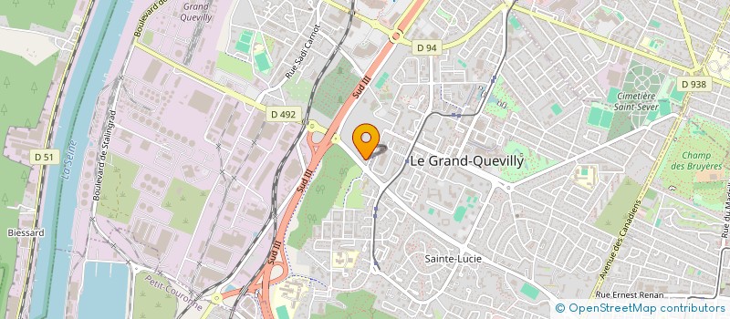 localisation de l'entreprise MONSIEUR GAEL LOPEZ  LE GRAND-QUEVILLY