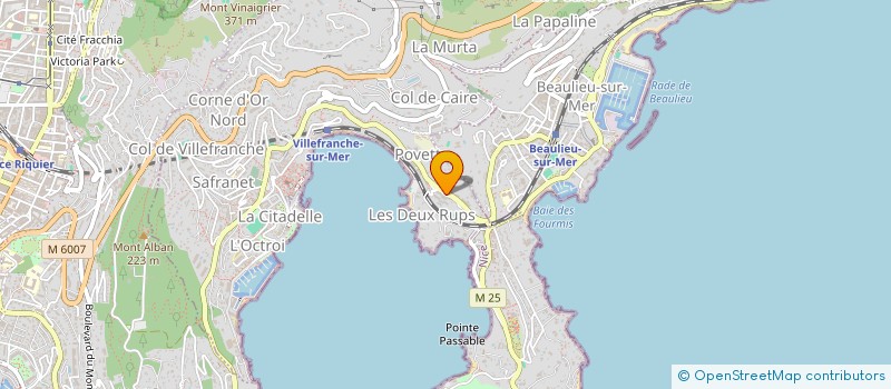 localisation de l'entreprise MONSIEUR GAEL MACHARD à VILLEFRANCHE SUR MER