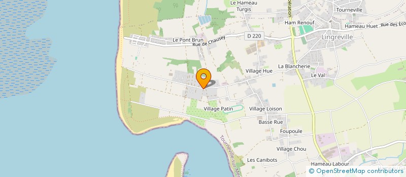 localisation de l'entreprise MONSIEUR GAEL MAINE  TOURNEVILLE-SUR-MER