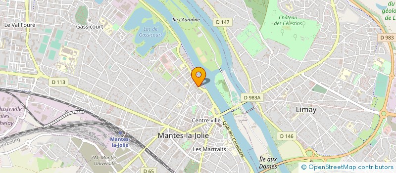 localisation de l'entreprise MONSIEUR GAEL MAINGUENE  MANTES-LA-JOLIE