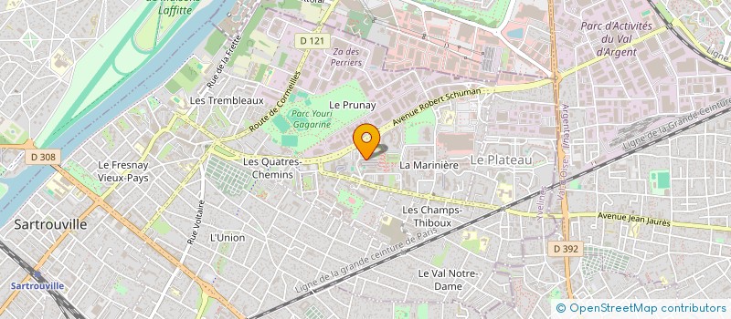 localisation de l'entreprise MONSIEUR GAEL MAKWO  SARTROUVILLE