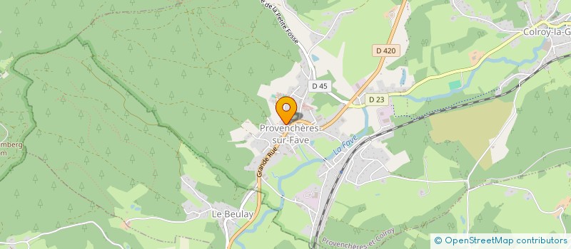 localisation de l'entreprise MONSIEUR GAEL MALAISE  PROVENCHERES-ET-COLROY