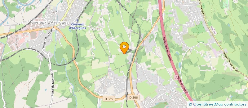 localisation de l'entreprise MONSIEUR GAEL MALFROY  MARCILLY-D'AZERGUES