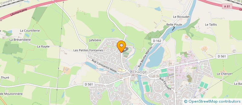 localisation de l'entreprise MONSIEUR GAEL MALIN  CHANGE