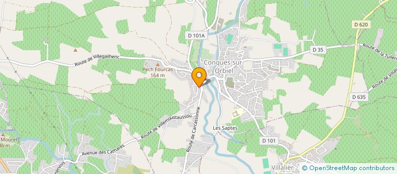 localisation de l'entreprise MONSIEUR GAEL MARSAL  CONQUES-SUR-ORBIEL