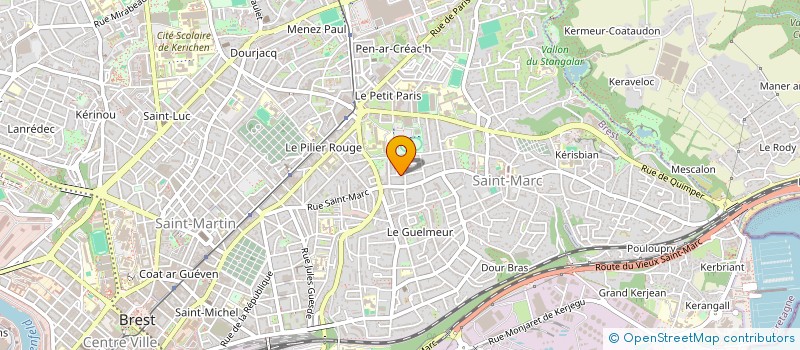 localisation de l'entreprise MONSIEUR GAEL MARZIN à BREST