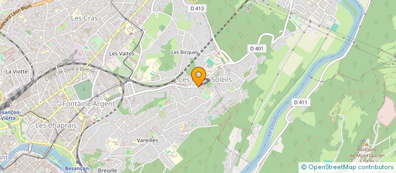 localisation de l'entreprise MONSIEUR GAEL MATHIEU  BESANCON