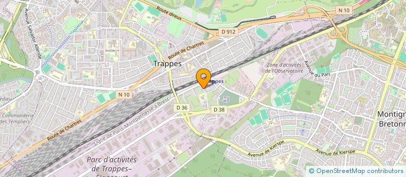 localisation de l'entreprise MONSIEUR GAEL MAYET  TRAPPES