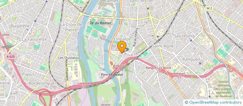 localisation de l'entreprise MONSIEUR GAEL MESSAGER à TOULOUSE