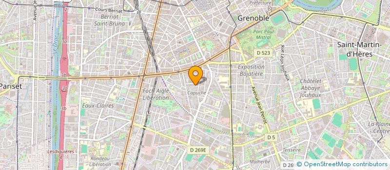 localisation de l'entreprise MONSIEUR GAEL MIANO  GRENOBLE