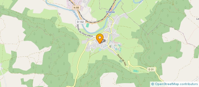 localisation de l'entreprise MONSIEUR GAEL MICHEL-VILLAZ  CHANAC