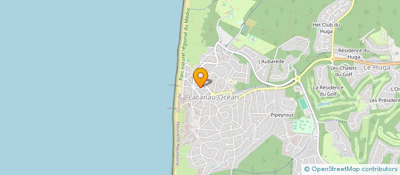 localisation de l'entreprise MONSIEUR GAEL MILLA-DIAZ  LACANAU