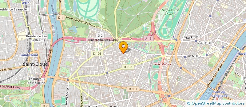 localisation de l'entreprise MONSIEUR GAEL MINEAS à BOULOGNE-BILLANCOURT